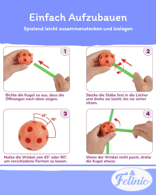 Felinio - kreativ Steckbausatz